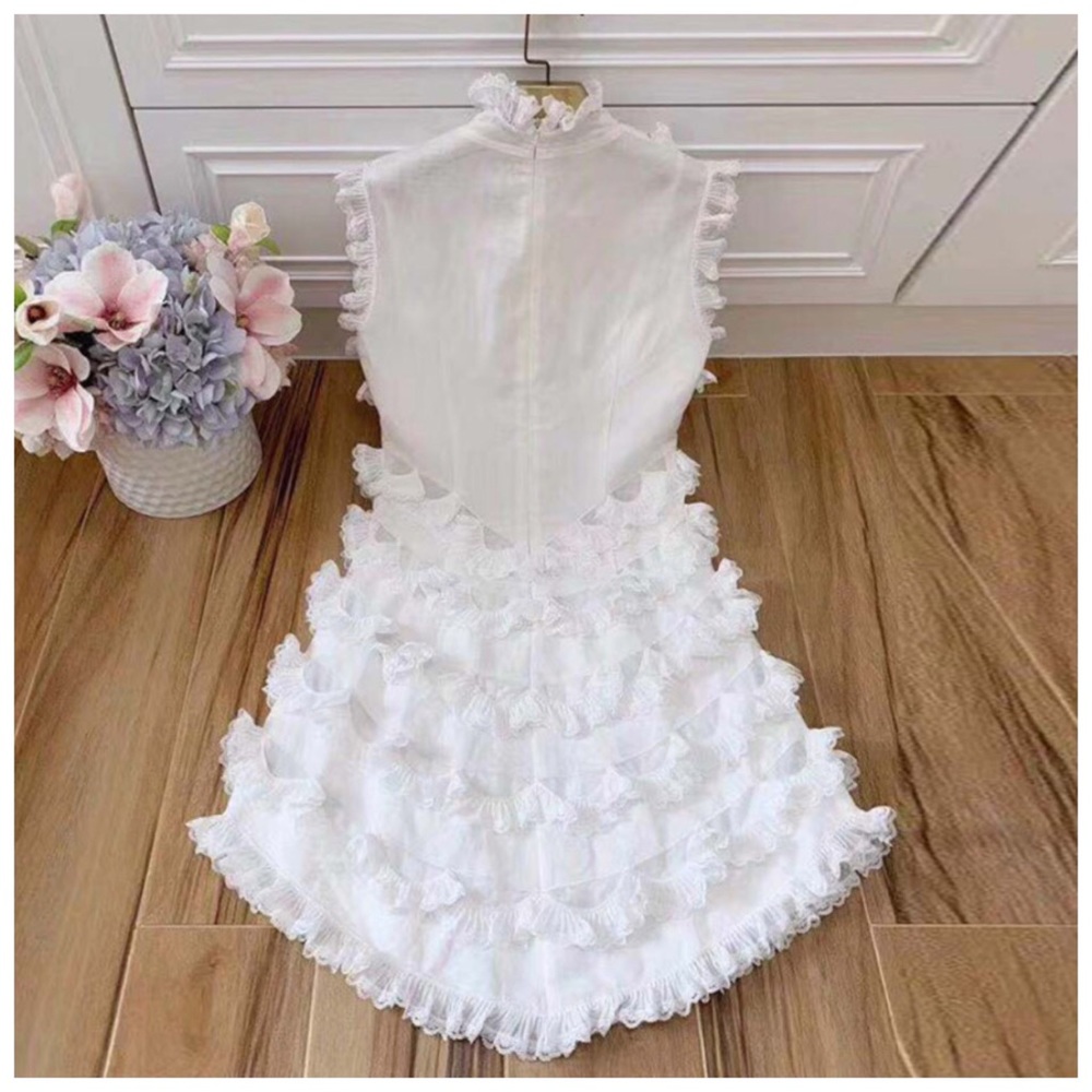 ❤️ The Winlynn Ruffle Hand Beaded Dress - Picture 3 of 8